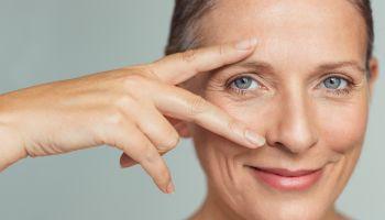 Older Woman with Healthy Eyes and Good Vision